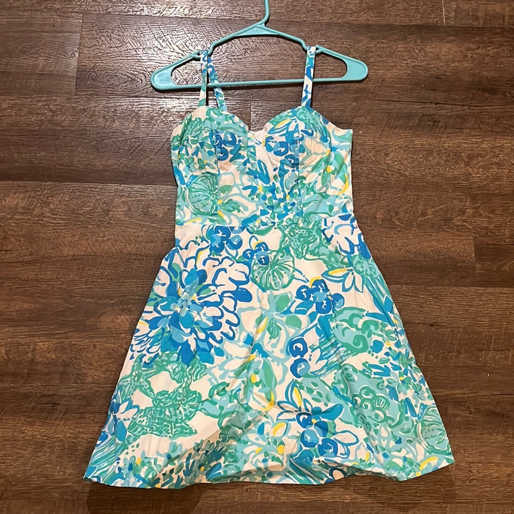 Worn once, Lilly, Pulitzer, dress, padded bust